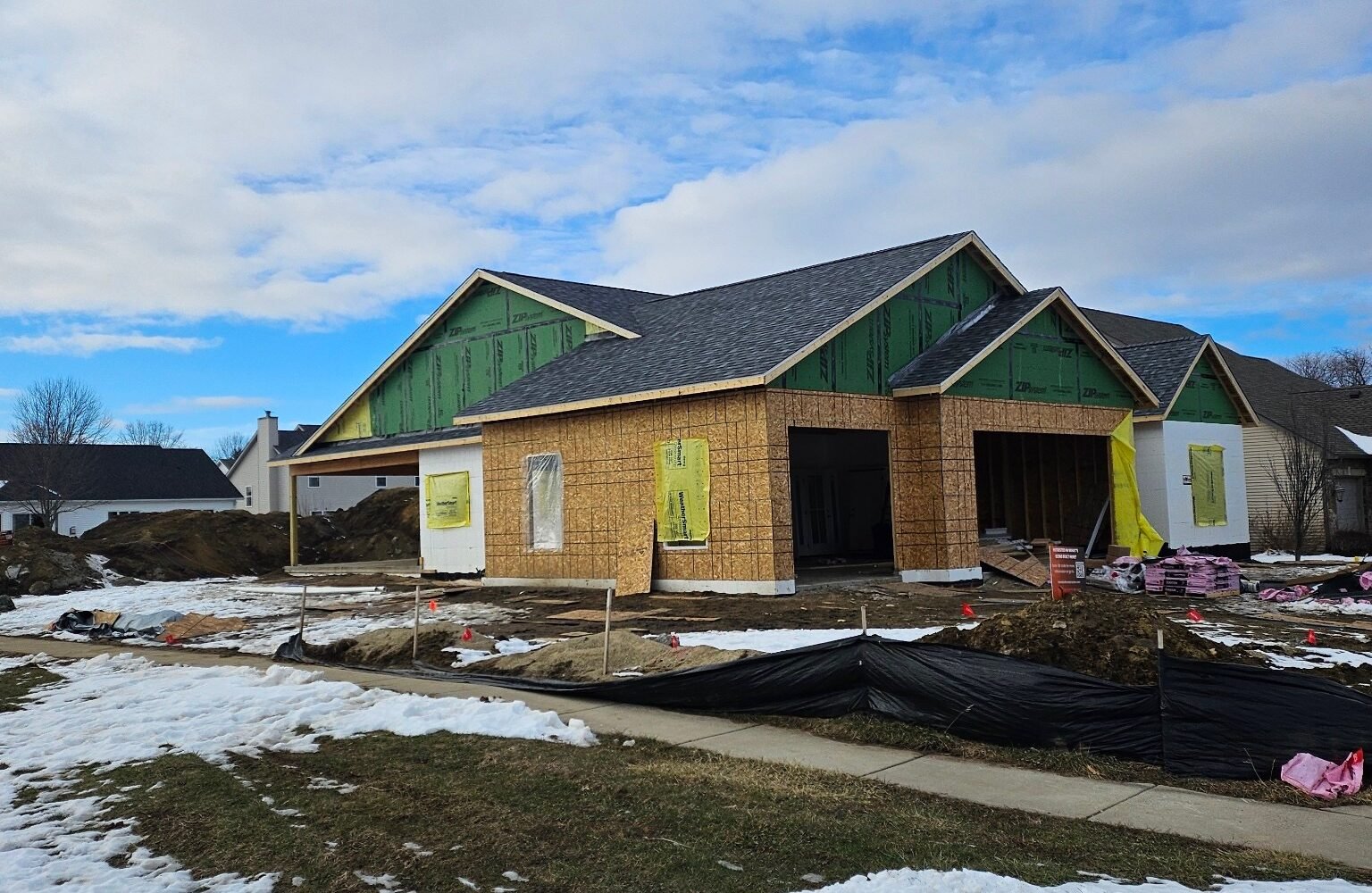 The finished roof