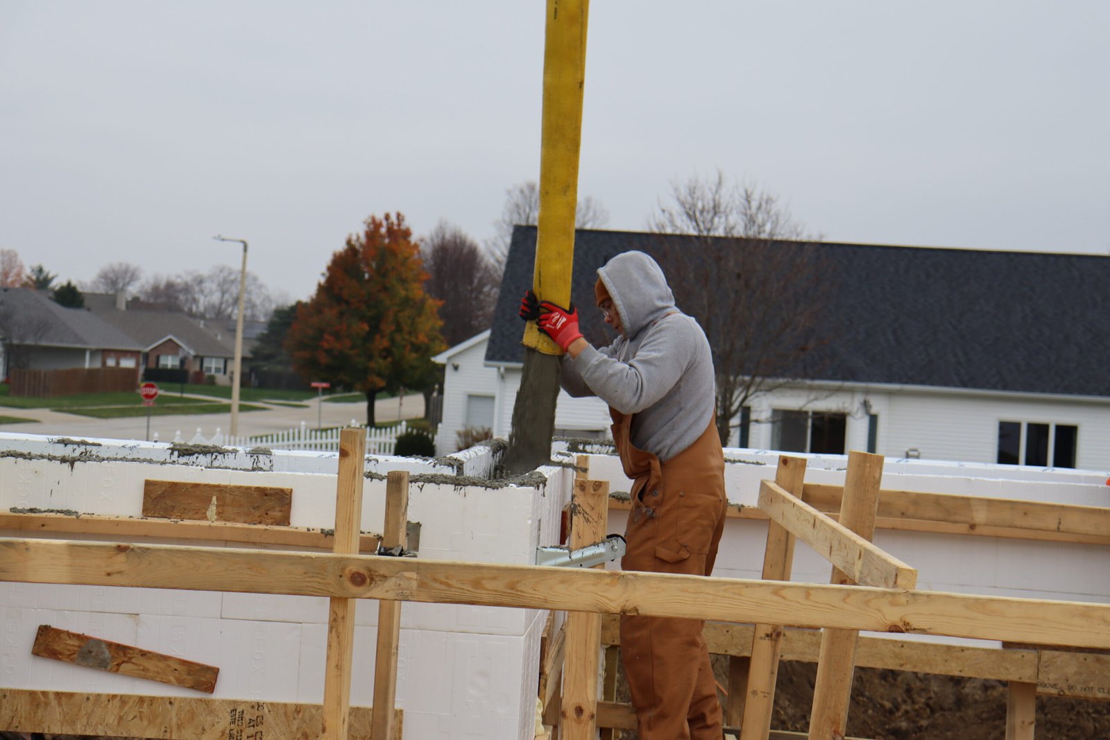 pouring the walls